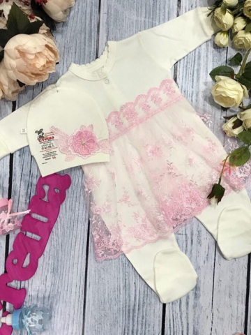 116. Комбинезон с шапкой,100% хлопок интерлок