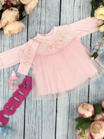 Купить оптом 160-ДР. Платье с повязкой на голову,хлопок 100 % интерлок 74,80,86 в Волжском